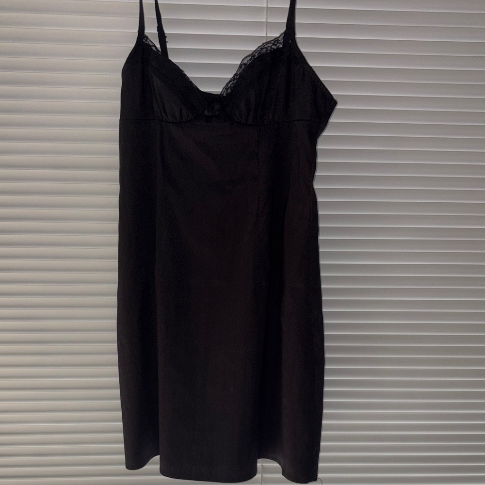 Princess Polly Black Lace Slip Dress
